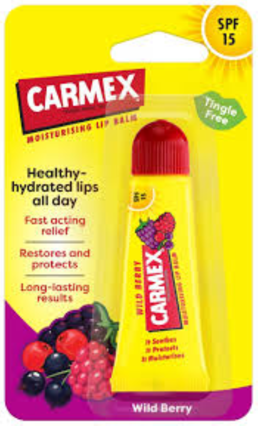 CARMEX TUBE WILD BERRY 10G